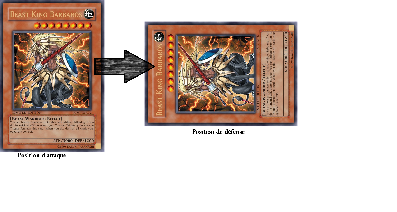 Changement De La Position De Combat Regle Du Jeu Yu Gi Oh