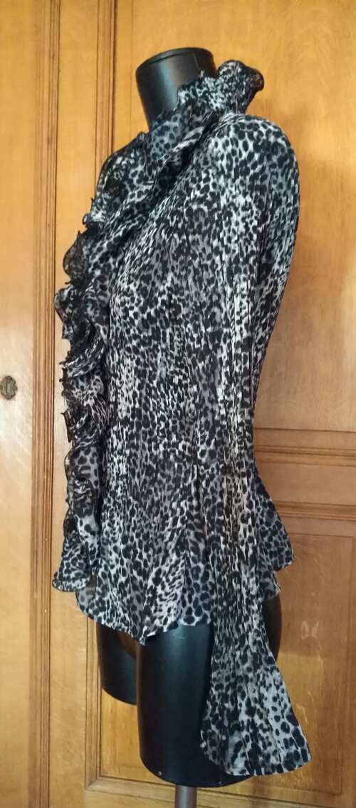 *DERHY* blouse neuve imprimé "léopard" T:38 - 14 euros
