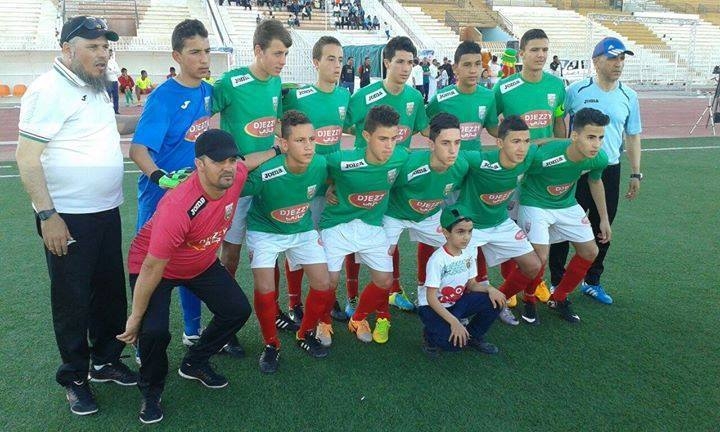 les U15 du Mouloudia 2015 Tournoi de oued souf