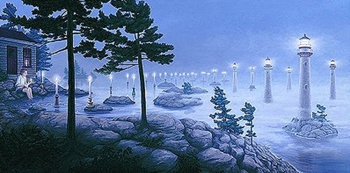 Peintre illusioniste ROB GONSALVES   -2-