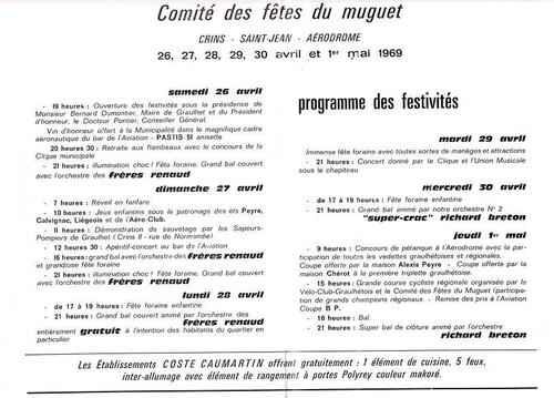 Les Fêtes du Muguet : l'intégralité des couvertures des programmes