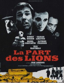 LA PART DES LIONS BOX OFFICE FRANCE 1971
