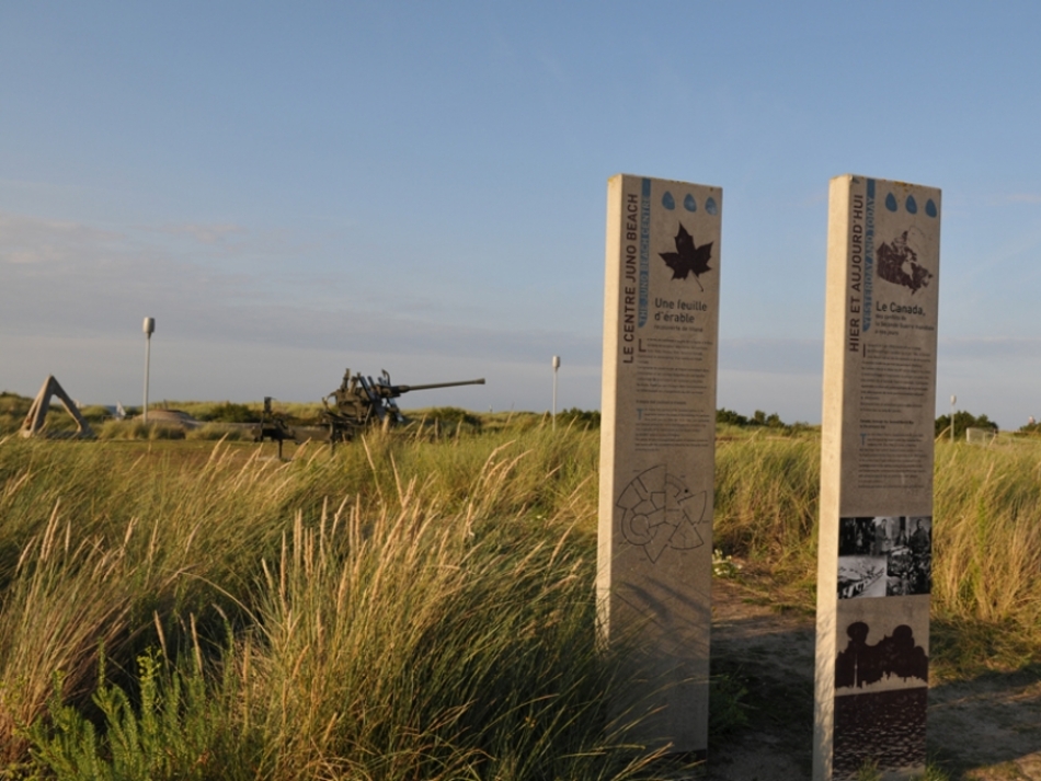 Mémorial au centre Juno Beach à Courseulles-sur-Mer, Calvados