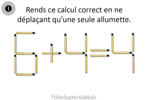 Des énigmes à manipuler