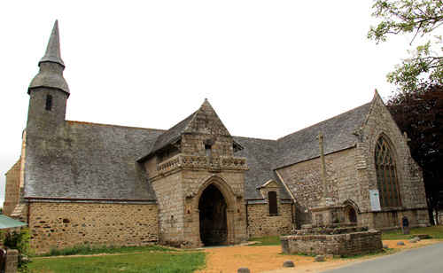La danse macabre de la chapele Kermaria-an-Iskuit, près de Plouha (Côtes-d'Armor)