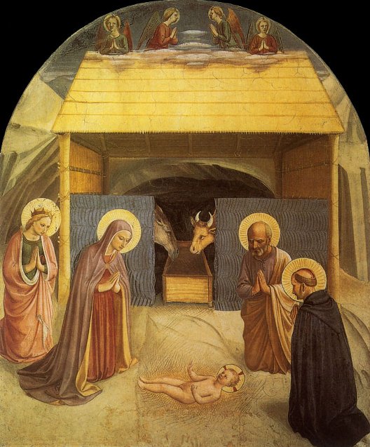 Fra Angelico, La Nativité, 1441, Florence, couvent saint Marc