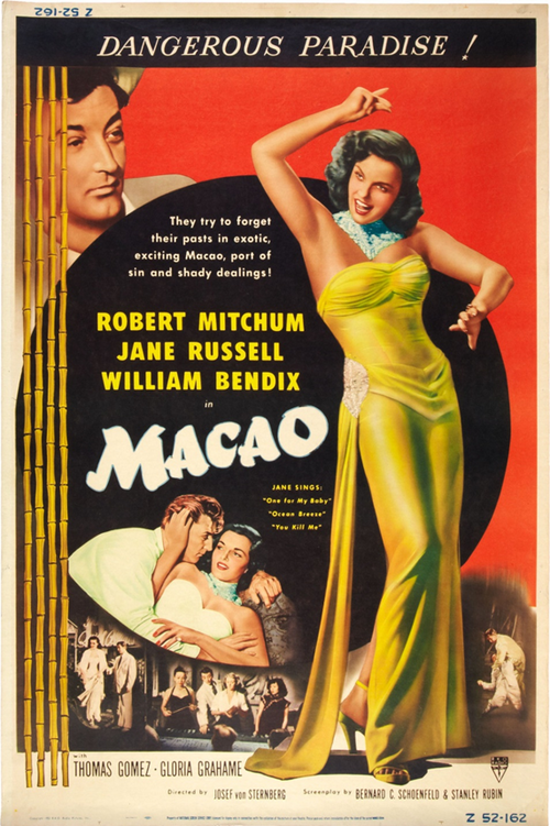 Le paradis des mauvais garçons, Macao, Josef Von Sternberg, 1952.