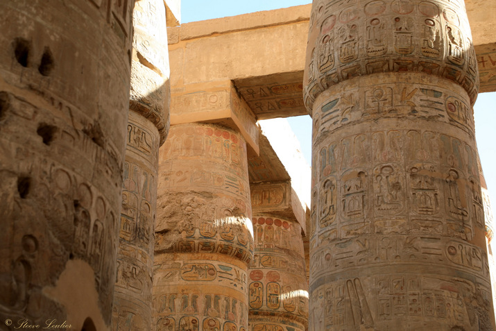 Le temple de Karnak à Louxor, Thèbes, Egypte 