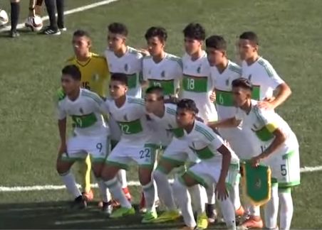 23.7.2018 J.A à Sidi Moussa EN U15-Cameroun 1-1 qualifé pour la 1/2 finale