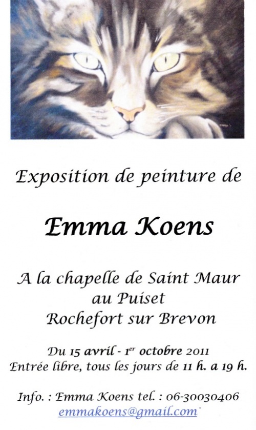 L'exposition 2011 d'Emma Koens au Puiset..