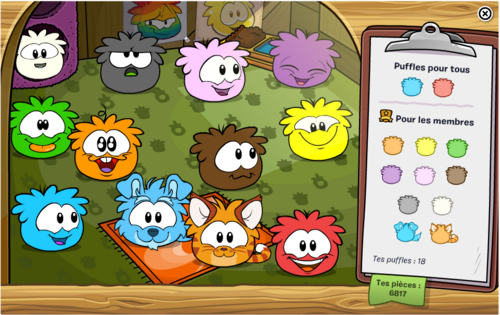 Guide fête des puffles