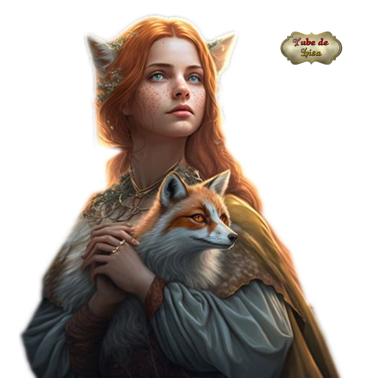 Elf with fox