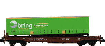 Wagons cont vert SNCF
