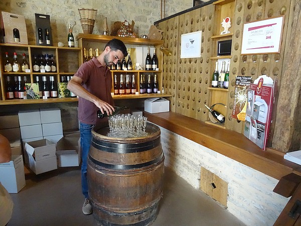 Visite du domaine viticole Bouhélier