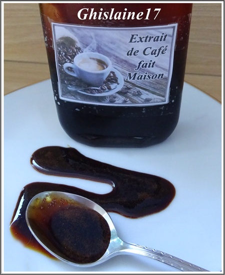 Extrait de café maison - Ghislaine Cuisine