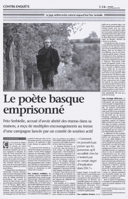 Le Poète basque emprisonné