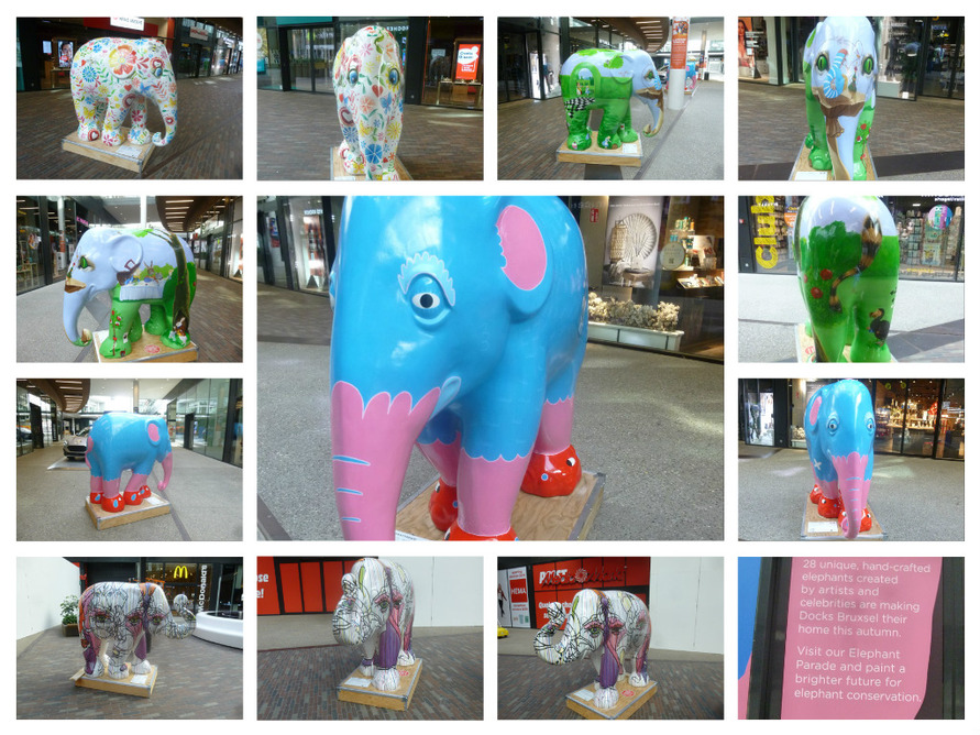 Parade d'éléphants au Docks Bruxsel Expo ( 1 )