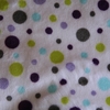 Minky tiffanny violet dot