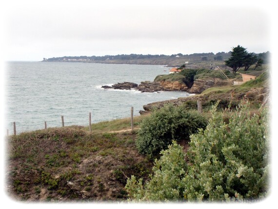 littoral du Porteau au Portmain à Pornic