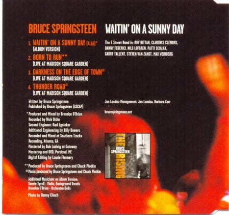 Les SINGLéS # 77: Bruce Springsteen - Waiting on a sunny day EP (2003)