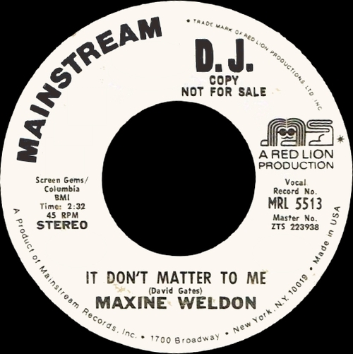 Maxine Weldon : Album " Chilly Wind " Mainstream Records MRL 339 [ US ]