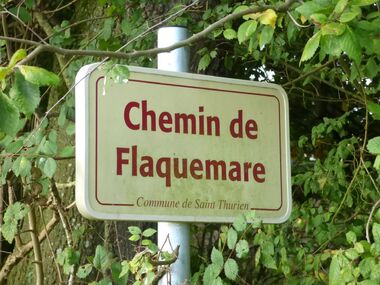 Le chemin de l'allée des granges