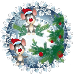 Fiocchi di neve con immaginette di Natale 2021 pag 12