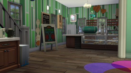 Création Sims 4 | "Les Petits Lapins" (Café Poussette)