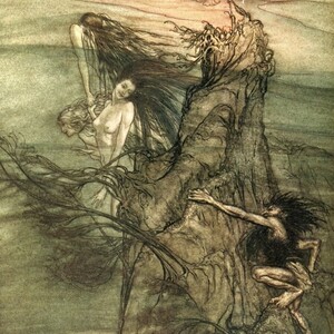 Richard Wagner's The Rhinegold by Arthur Rackham (1910)