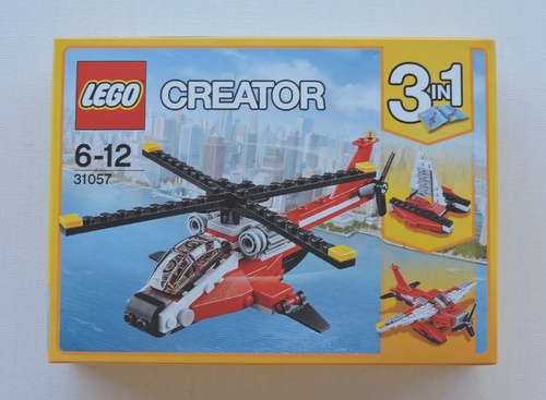 LEGO CREATOR - Hélicoptère rouge (102 pièces)