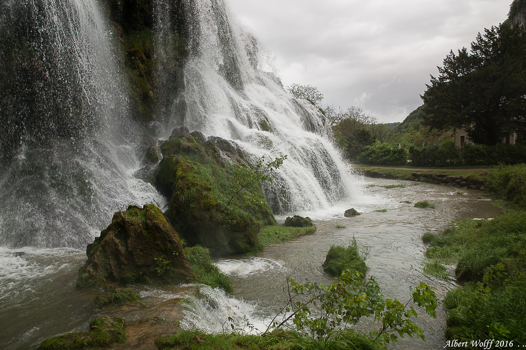 Les grandes eaux à Baume