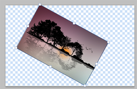 Transformation, redimensionnement calque, rotation