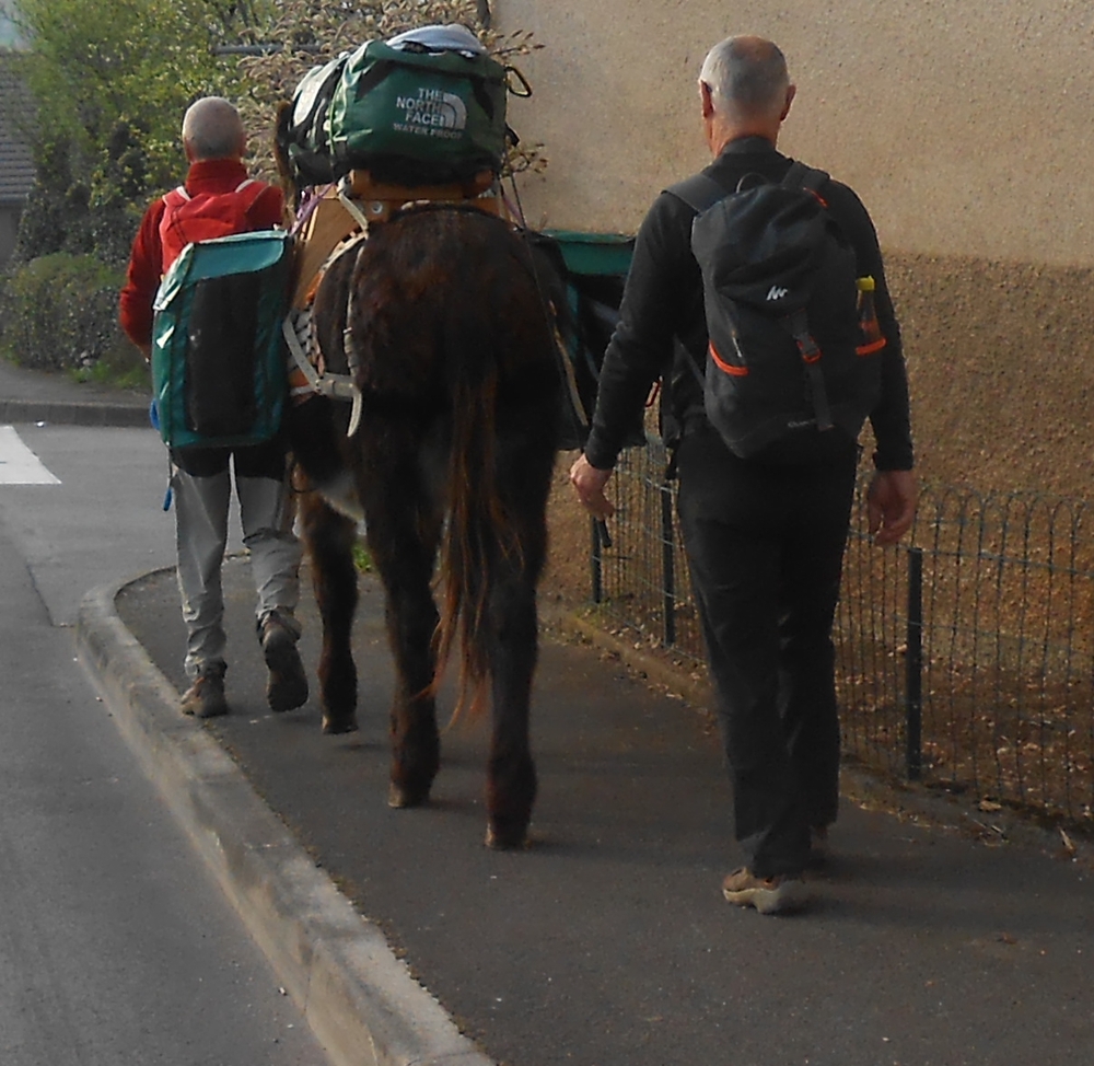 des marcheurs rencontrés hier,