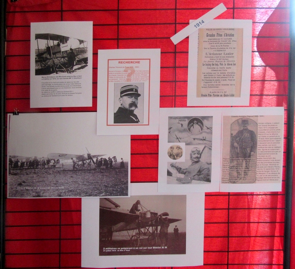 L'aviation durant la grande Guerre, passionnante exposition de Dominique Masson et la Société Archéologique et Historique du châtillonnais
