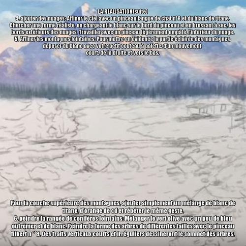 Dessin et peinture - vidéo 3410 : Comment peindre un magnifique paysage ? - acrylique ou huile.