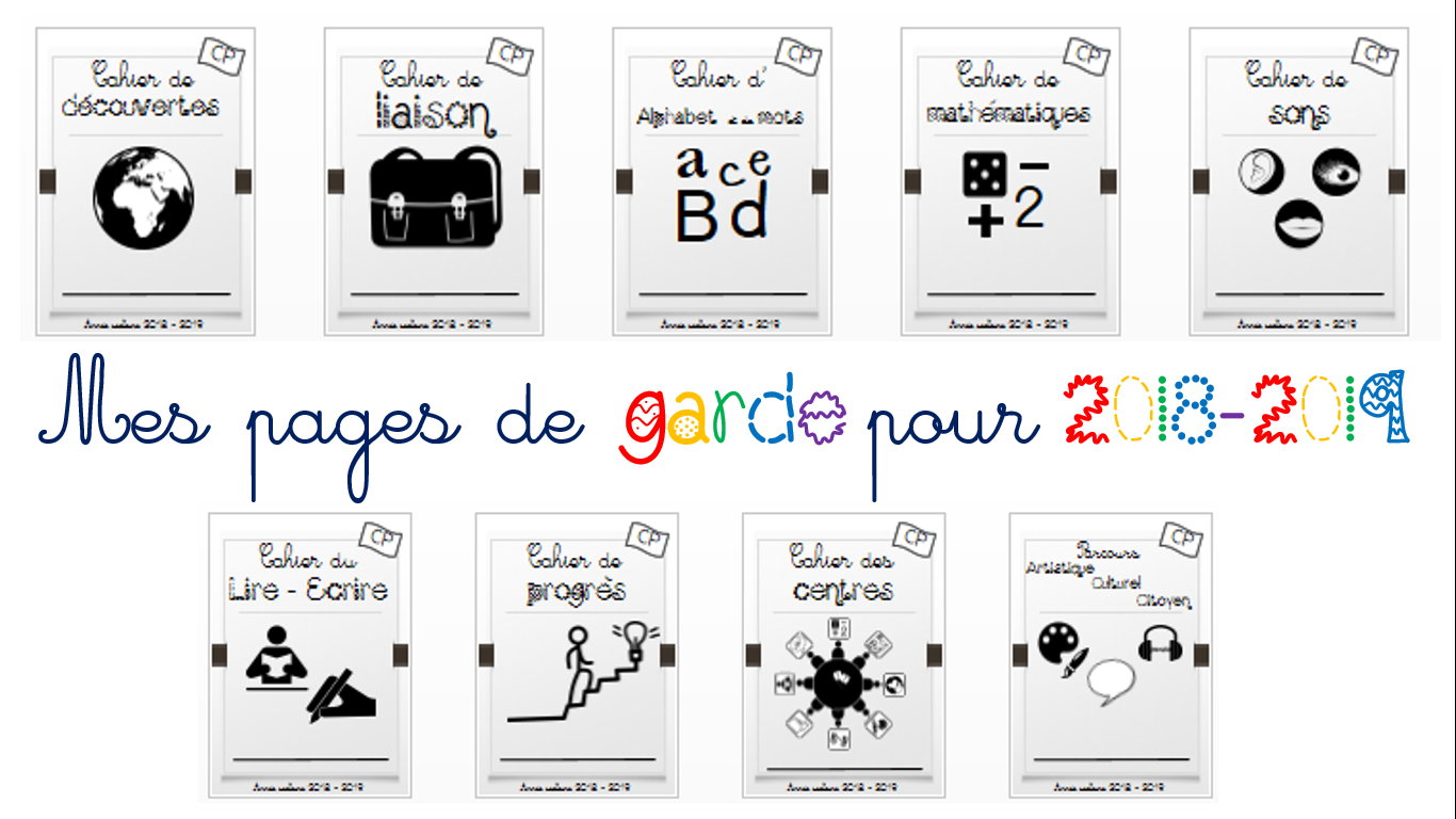 Page De Garde Cahier De Liaison Cp Ludo Commande 2018 - 2019 - Maitresse Aurel