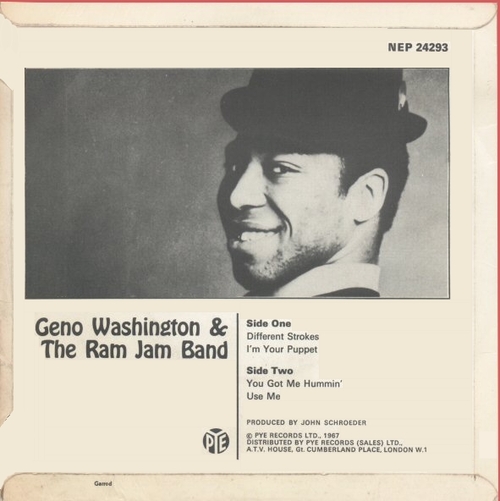 Geno Washington & The Ram Jam Band : Album " Hipsters, Flipsters, Finger-Poppin' Daddies ! " Piccadilly Records NSPL. 38032 [ UK ]