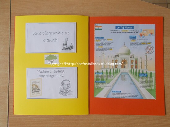 Lapbook - L'inde