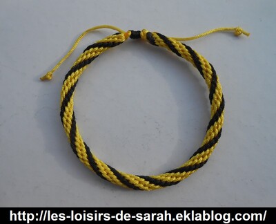 Bracelet Kumihimo Circulaire - 12 fils (19)