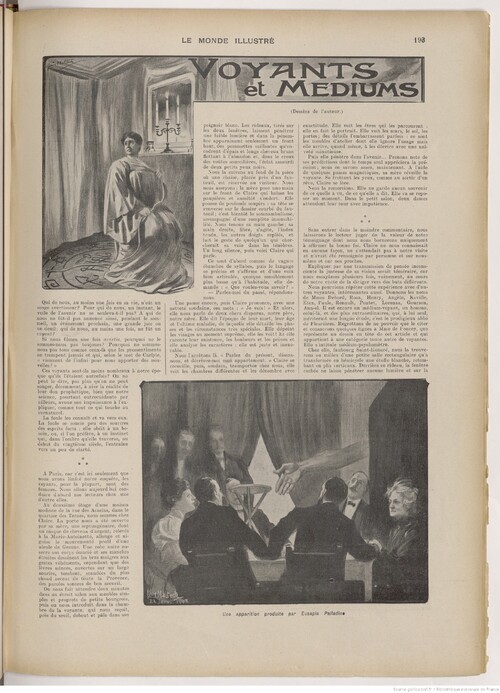 Louis Malteste - Voyants et Médiums #1 (Le Monde illustré, 21 mars 1908)