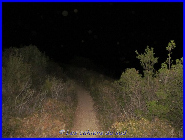 Grand Vallon de Lascours, rando nocturne.