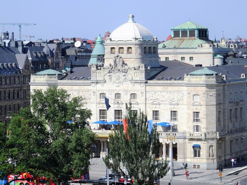Autour de l'Opéra royal de Stockholm (Suède)