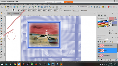 Ein sonniger Tag am Meer