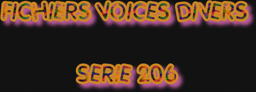 FICHIERS VOICES DIVERS SÉRIE 206