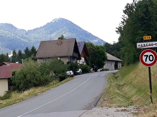 Sur le retour avec le Mont Forchat en toile de fond