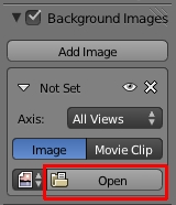 Cliquer sur le bouton Open