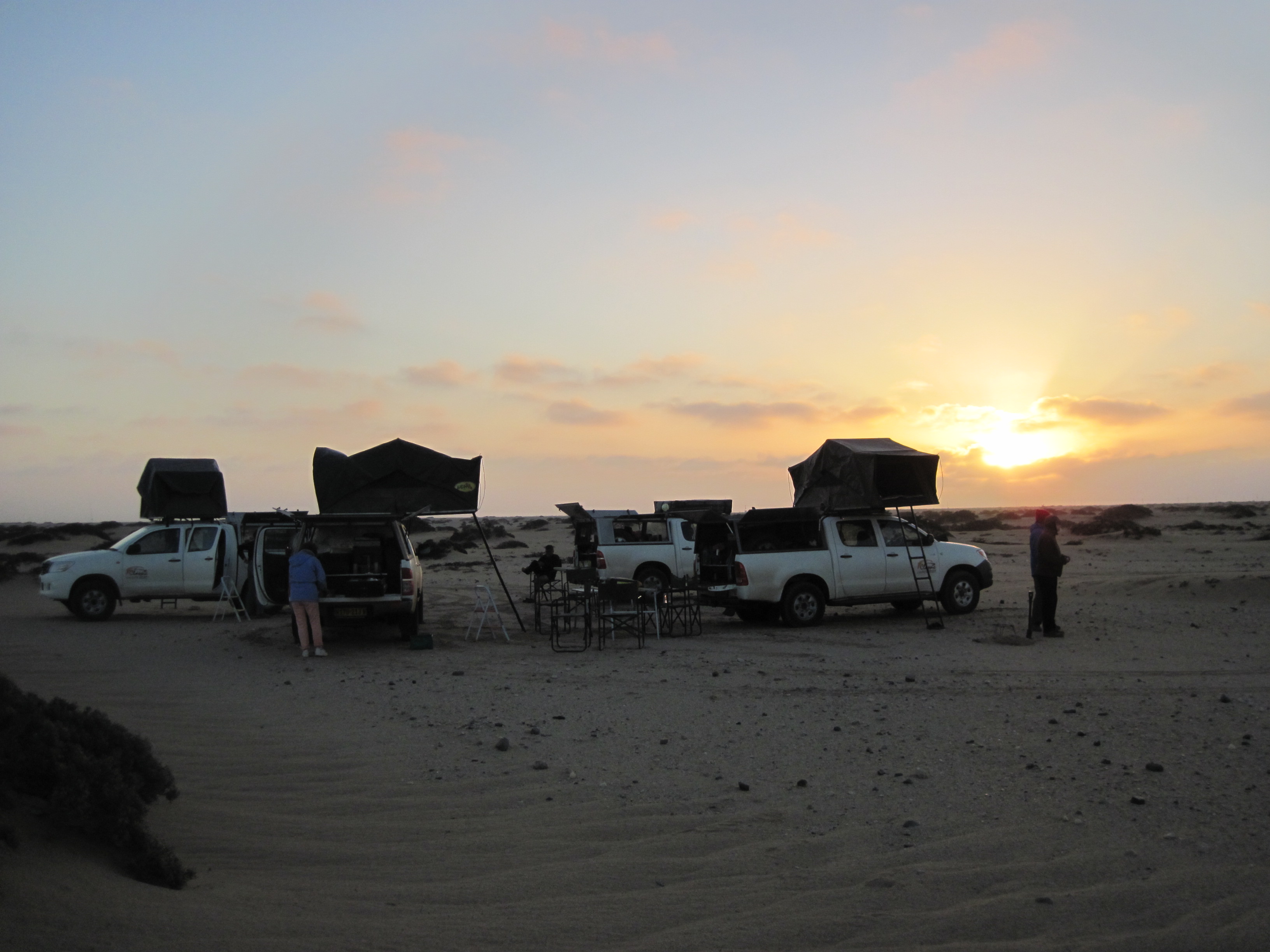 Bivouac du côté d'Henties Bay