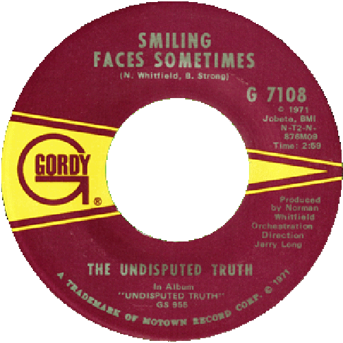 1971 : Single SP Gordy Records G 7108 [ US ]