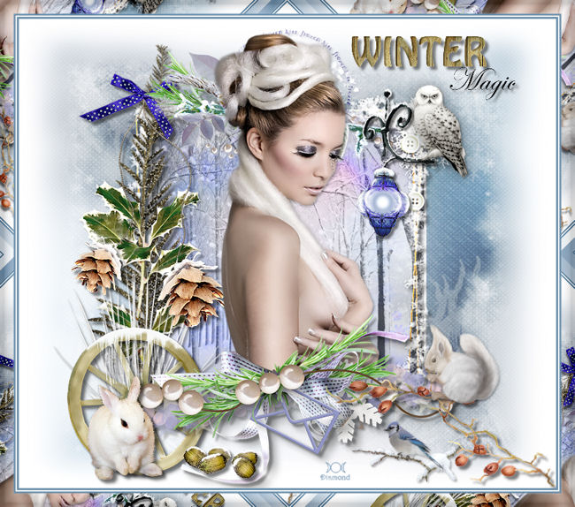 tutoriel "Winter Magic" de Mimi1402 chez Folie graphic