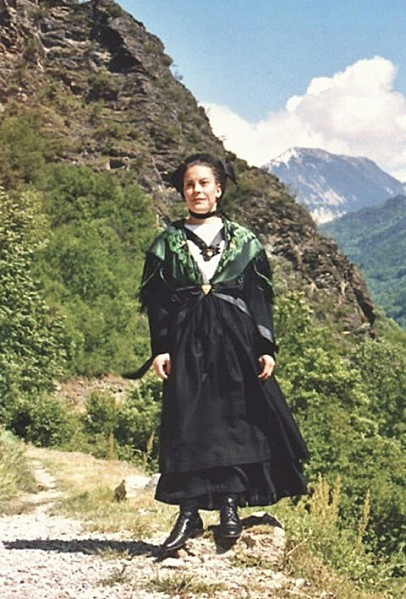 Le Costume Savoyard : La Femme - Parc de la vanoise